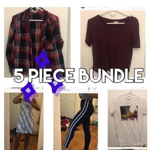 Pants and flannel bundle